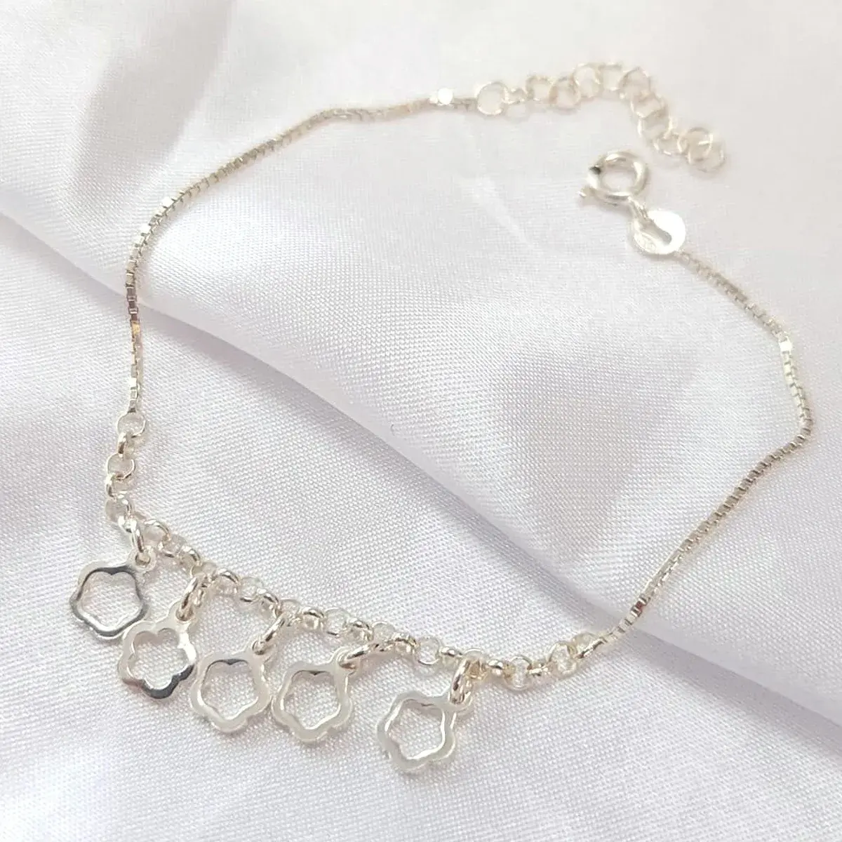 Flower Charm Bracelet