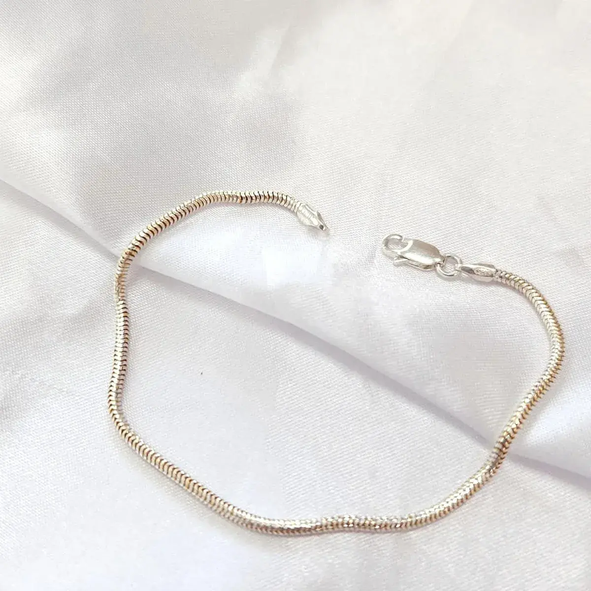 Gold-Tone Snake Chain Bracelet