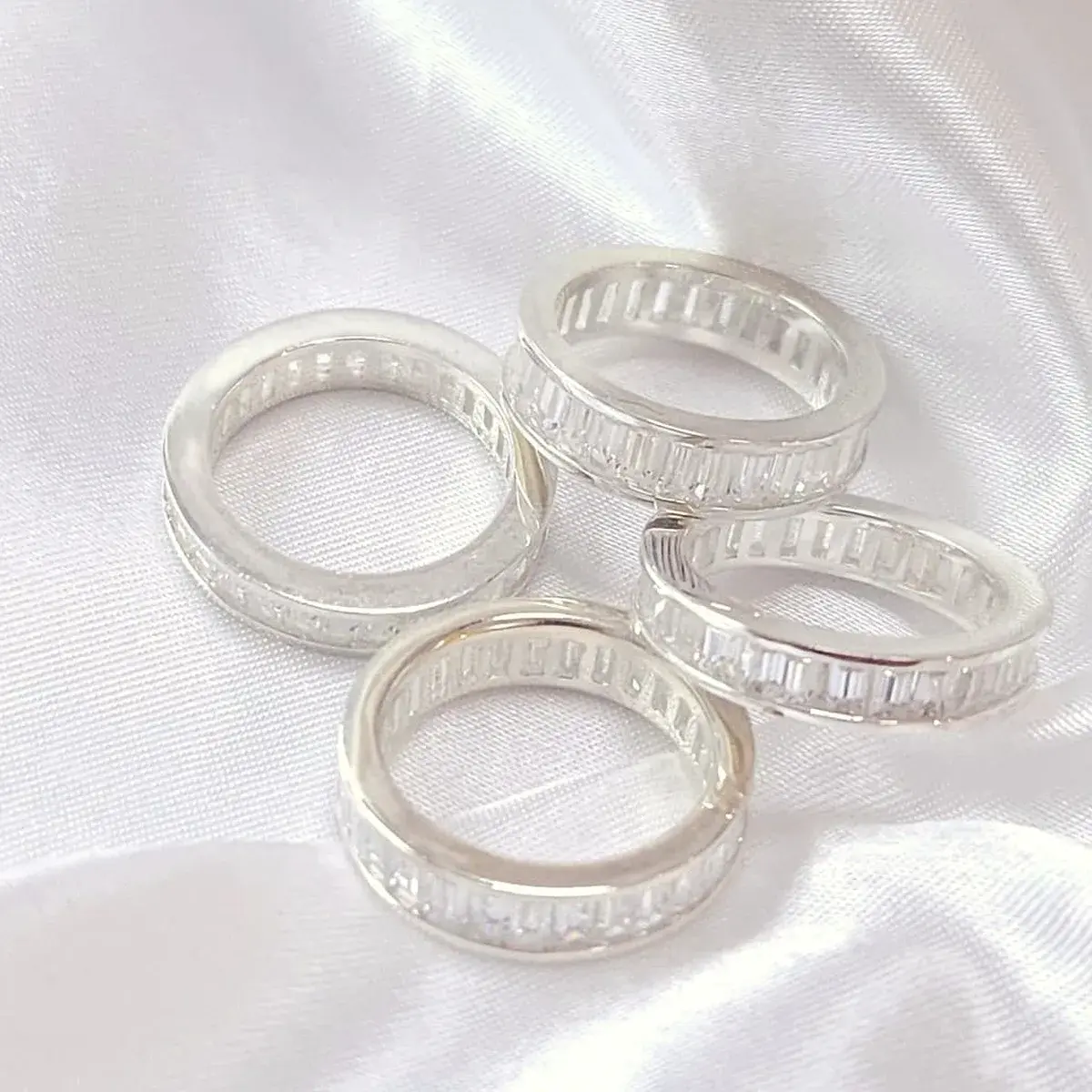 Baguette Eternity Band Ring