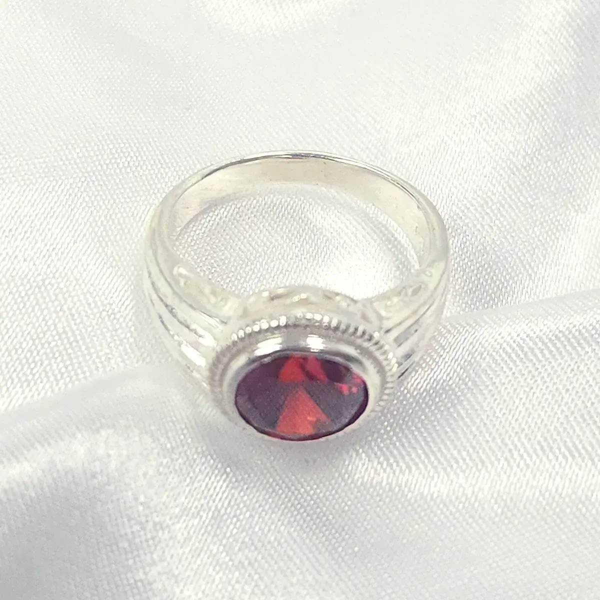 Red Stone Signet Ring